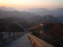 7. Zonsopkomst 's ochtends bij Badaling