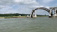 Onderweg naar de open stuw Driel