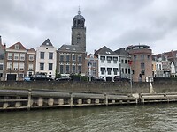 Deventer met hoogwater