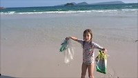 19 maart - strand opruimen in Koh Rong
