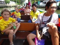 Boottocht in Thonburi