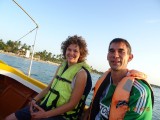 Op de speedboot