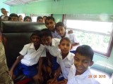 Kids op schoolreis