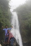 Egotrippers bij de waterval