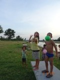 Spelen met ballonnen