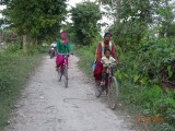 Op de fiets