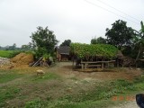In het dorp