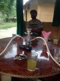 Rijstbier en shisha