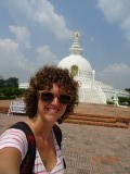 Bij de peace pagoda