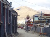 Straatbeeld Sakya