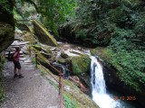 Maaike bij de waterval