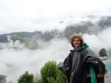 In de wolken