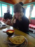 Jumjum...een 'apple roll' met custard
