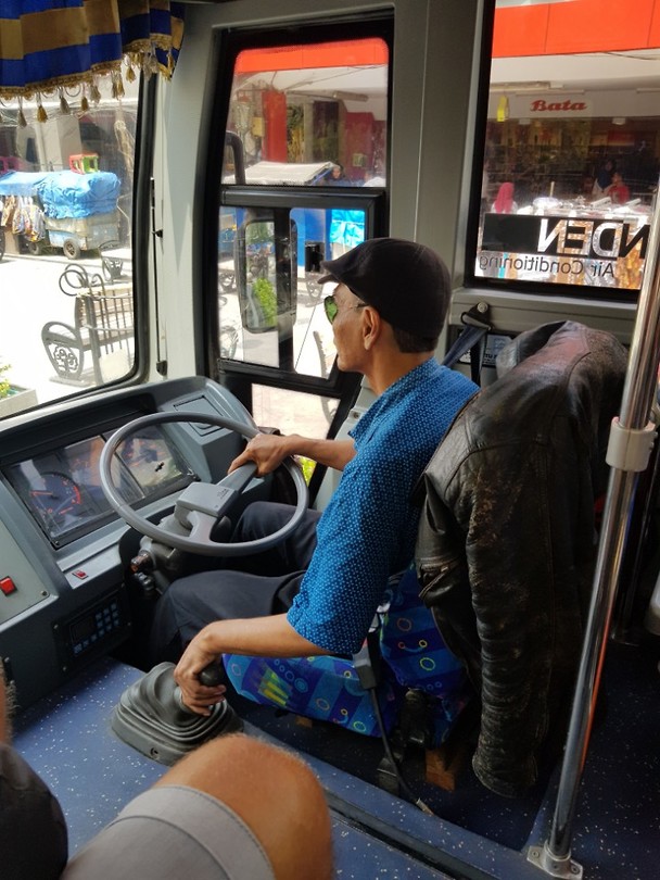In the local bus