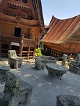Stone table and chairs