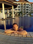 At the pool