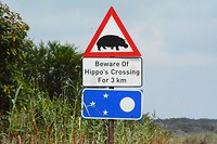 Beware on the road to Hluhluwe Imfolozi Park and St. Lucia