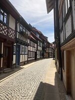 Mooi smal straatje Wernigerode