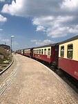 De wagons van onze trein