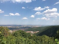 Uitzicht vanaf de Rosstrappe