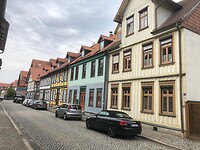Mooi straatje in verschillende kleuren