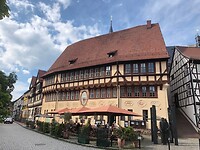 Mooi pand, het was nu een restaurant