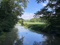 Over de Dinkel het bos in