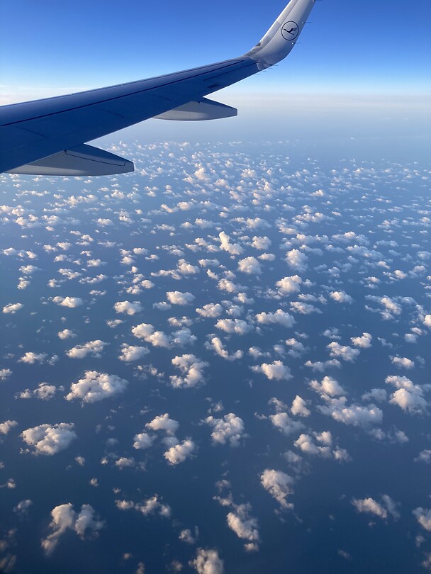 Mooie wolkjes in de lucht.