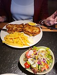 Schnitzel als avondmaaltijd