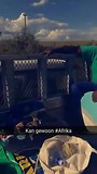 In de kano in de achterbak!