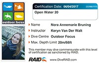 Finally mijn certificaat!!! :)