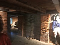 Under the house...