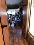 in de camper bij Firesite.