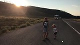 Zomaar in Yellowstone een dansje