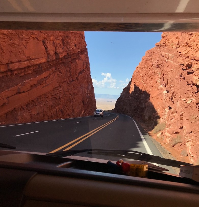Onderweg van Page naar Grand Canyon