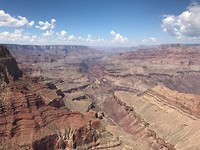 De eerste stop in de Grand Canyon
