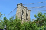 Brooklyn Bridge vanuit Brooklyn Heights Promenade gezien