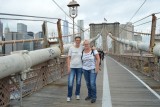 Op de Brooklyn Bridge