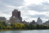Uitzicht op Manhattan vanuit Central Park..