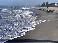 Schemer en strand