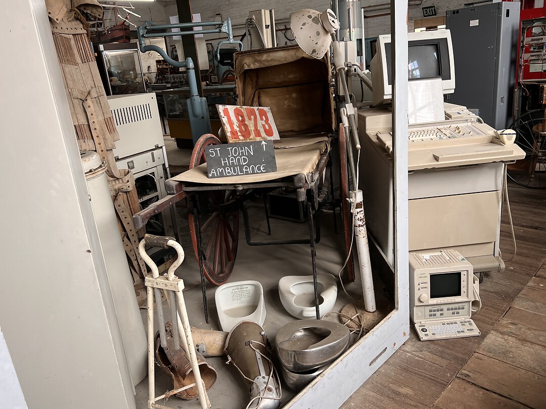 Ziekenhuis met kunstbeen