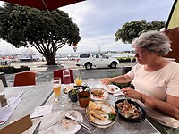 Uit eten in haven