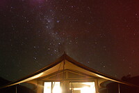 Tent by night