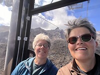 Kabelbaan omhoog mt Ruapehu