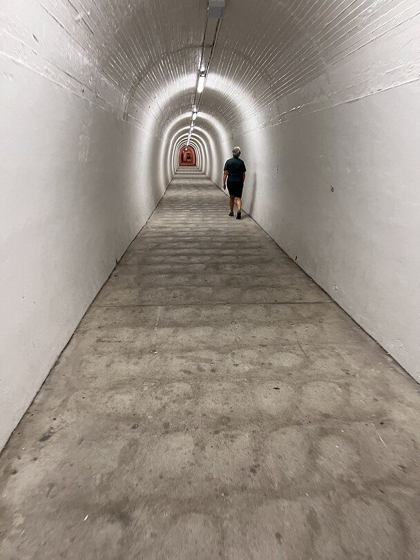 Tunnel naar de lift