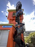 Trap op de liftschaft
