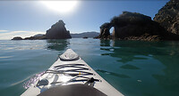 kanoën in de Golden Bay