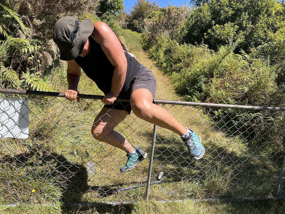 Backwards Fosbury Flop
