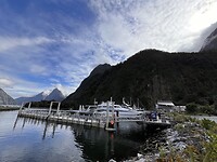 De boot terminal in Milford Sound