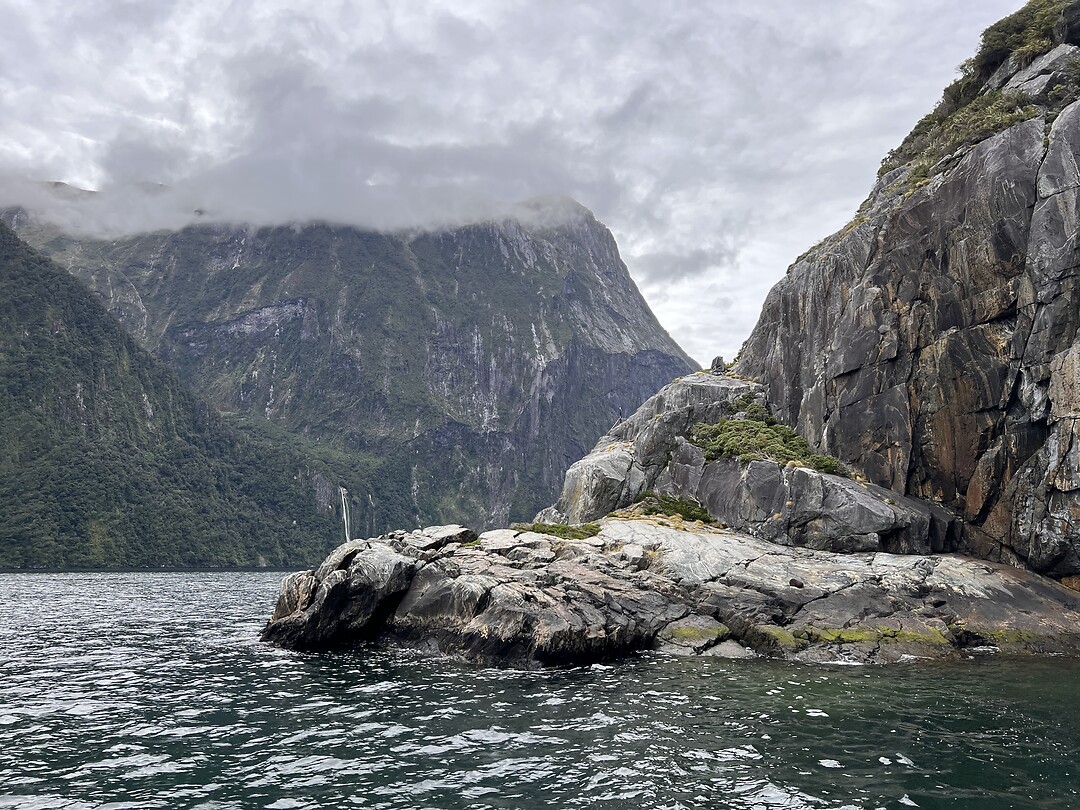 Fjord vanaf water